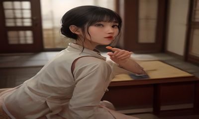 唐代张萱捣练图局部，展现唐代宫廷女性劳作场景与服饰风貌